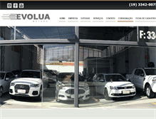Tablet Screenshot of evoluamotors.com.br